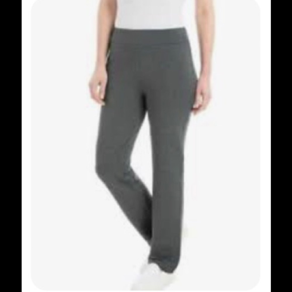 DALIA Womens Pants Gray Pullon Stretch Dress Pant’s with drawstring / Size S Ch